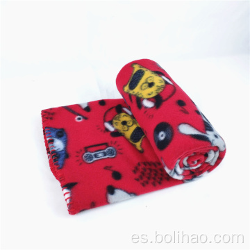 La mejor fibra de poliéster Baby Blan Fleece Blanket Flannel Fleece a granel